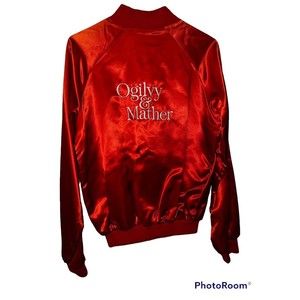 1970s-80s Ogilvy & Mather Satin Company Jacket Advertising Agency Marketing NYC